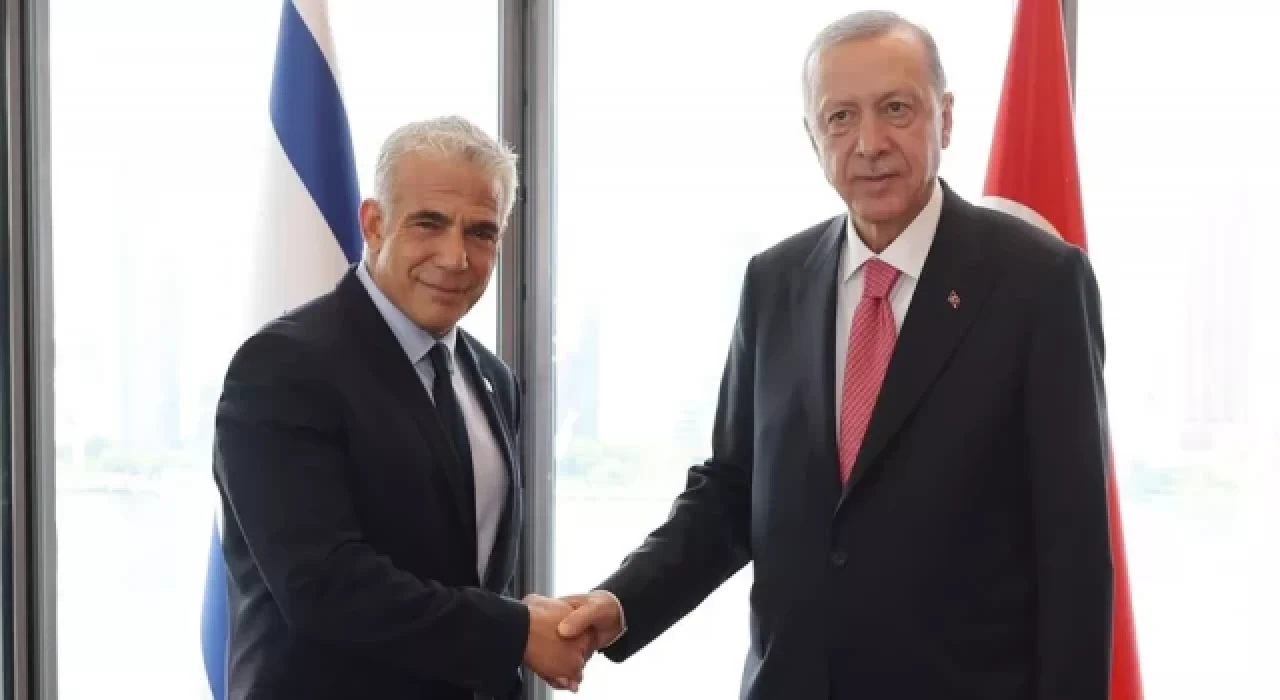 Cumhurbaşkanı Erdoğan, İsrail Başbakanı Lapid ile bir araya geldi