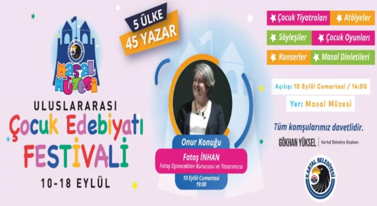 Kartal’da Uluslararası Çocuk Edebiyatı Festivali