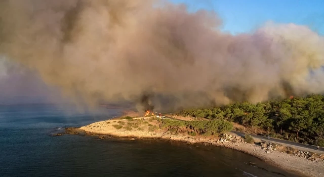 Mersin'de orman yangını ikinci gününde devam ediyor