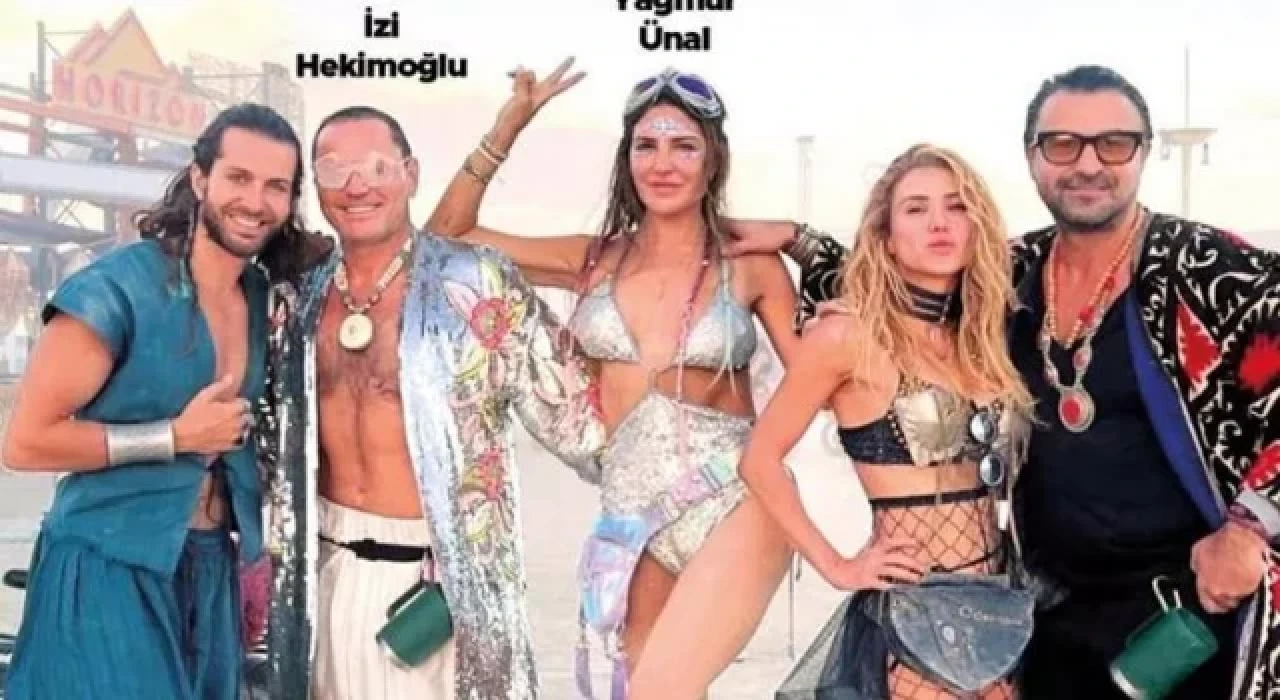 Sürpriz çift… İzi Hekimoğlu ve Yağmur Ünal Burning Man’de ortaya çıktı!