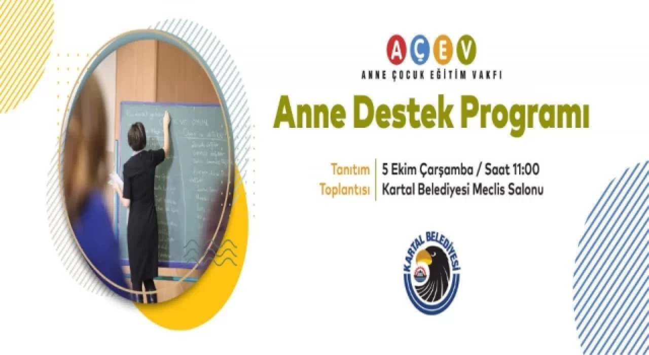 Kartal'da Anne Destek Programı Eğitim Projesi Gerçekleştiriliyor