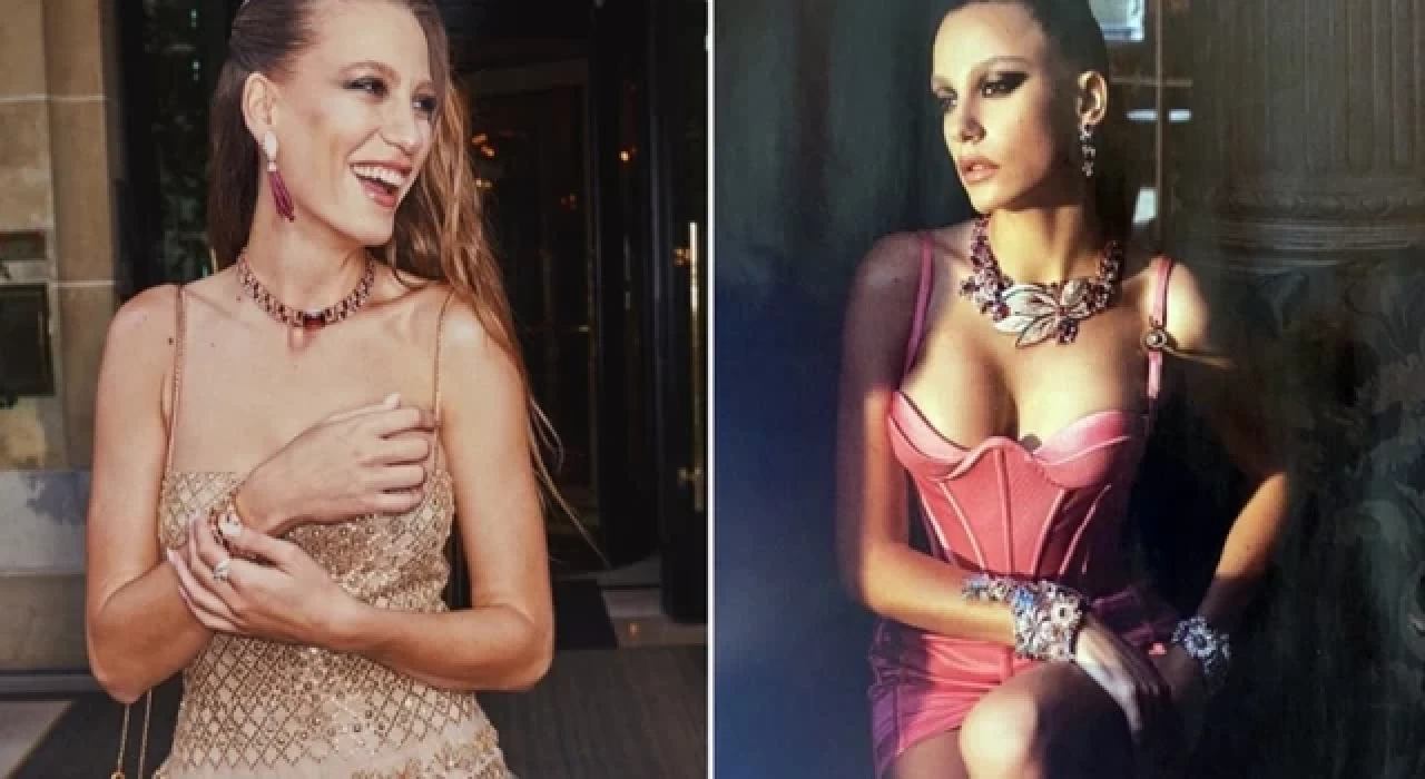 Serenay Sarıkaya 150 bin TL'lik elbise giydi