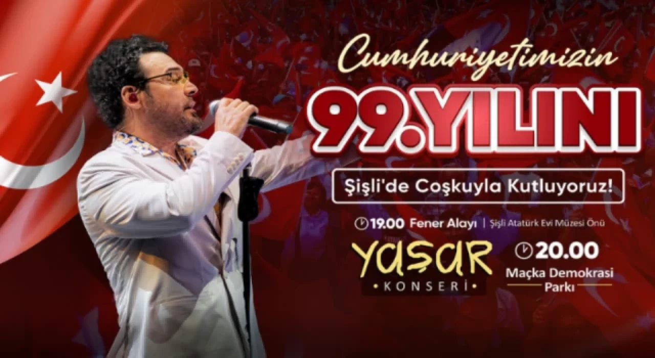 Şişli'de 29 Ekim coşkuyla kutlanacak