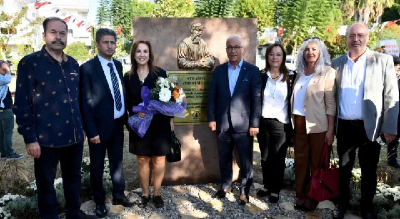 Bilinen ilk coğrafyacı Strabon Parkı Antalya'da açıldı