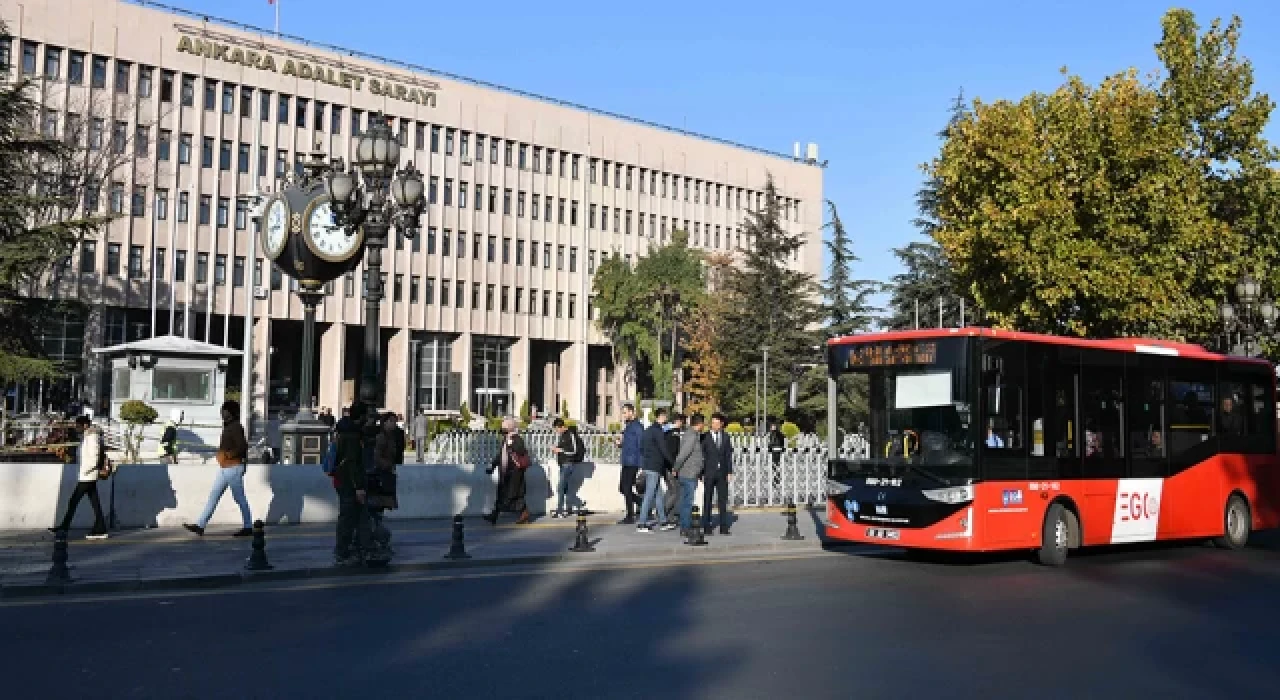 Ankara Büyükşehir Belediyesi'nden adliye binaları arasında ring seferi