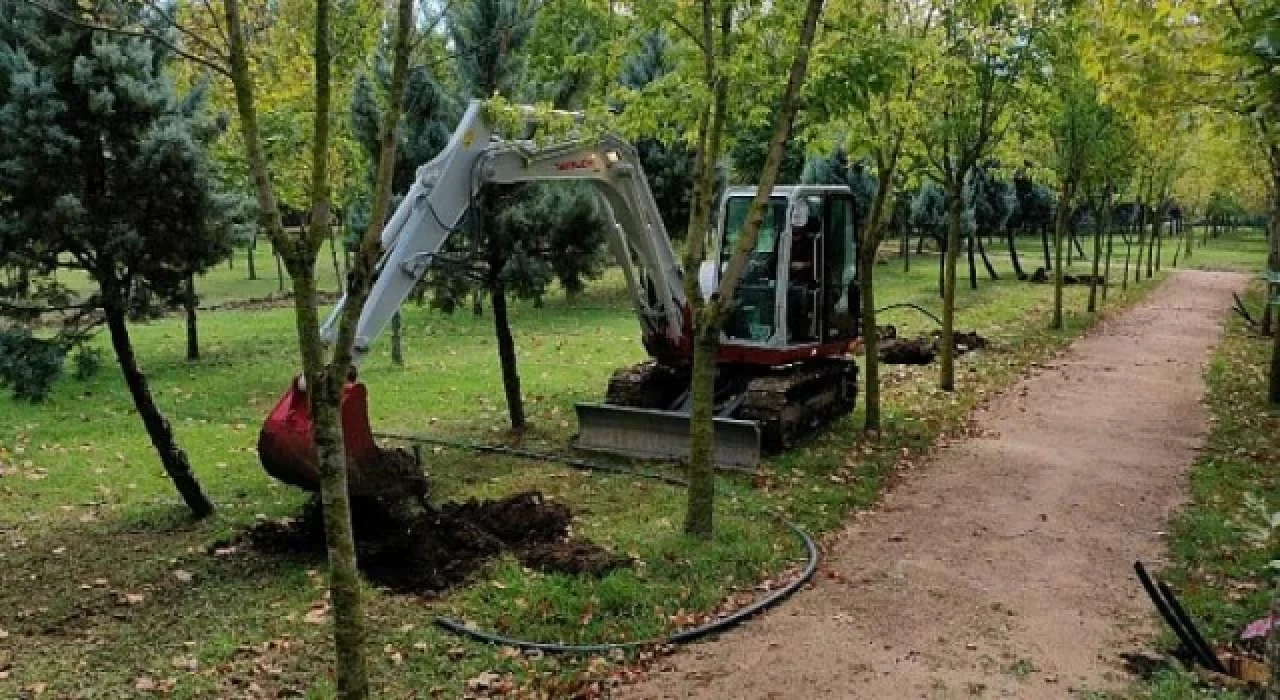 Ataşehir mesire alanında çalışmalar sürüyor