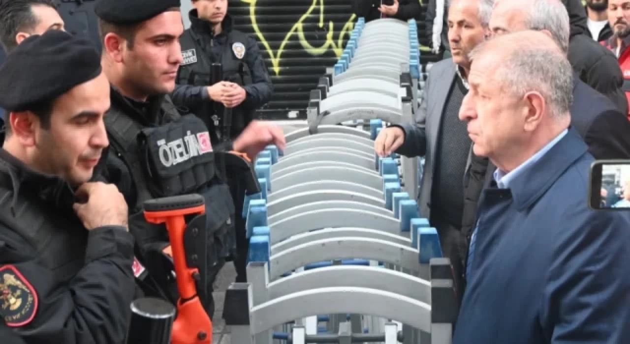 Ümit Özdağ ve beraberindeki heyet İstiklal Caddesi'ne alınmadı