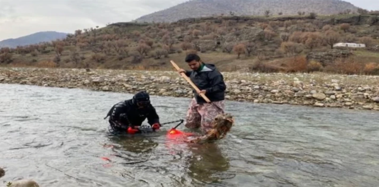 ’Batman Çöpçü Balığı’ için Sason Çayı temizleniyor