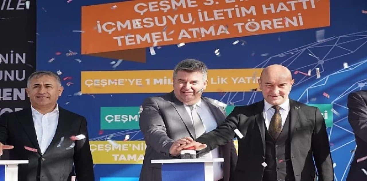 Çeşme tarihinin en büyük projesi; 1 Milyar TL’lik yatırım ile Çeşme’nin İçmesuyu Sorunu Çözülüyor!”