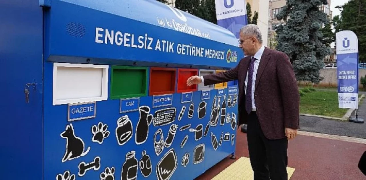 Dünyanın İlk Engelsiz Atık Toplama Merkezi Üsküdar’da