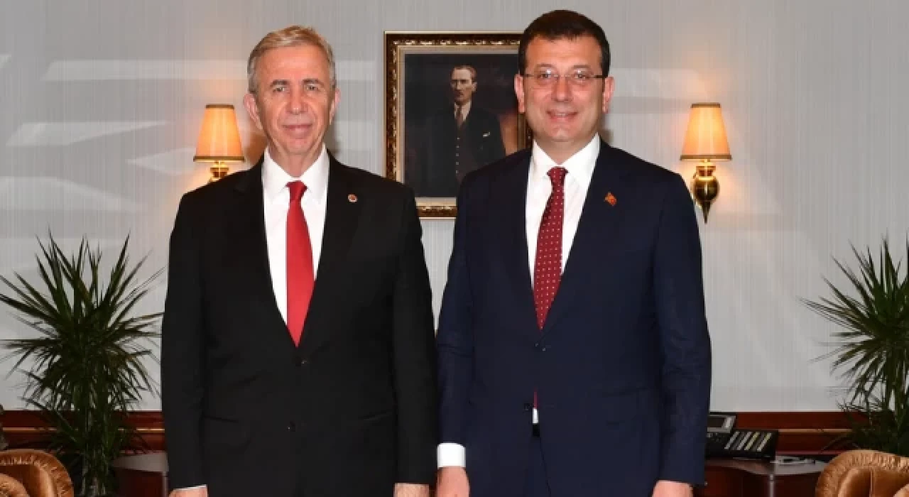 Mansur Yavaş ve Ekrem İmamoğlu bir araya geldi