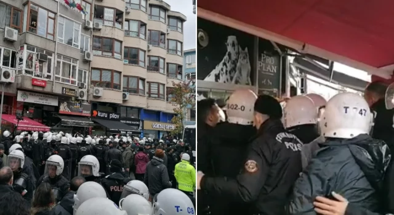 HDP'nin Kadıköy eylemine polis müdahalesi: 30 kişi gözaltına alındı