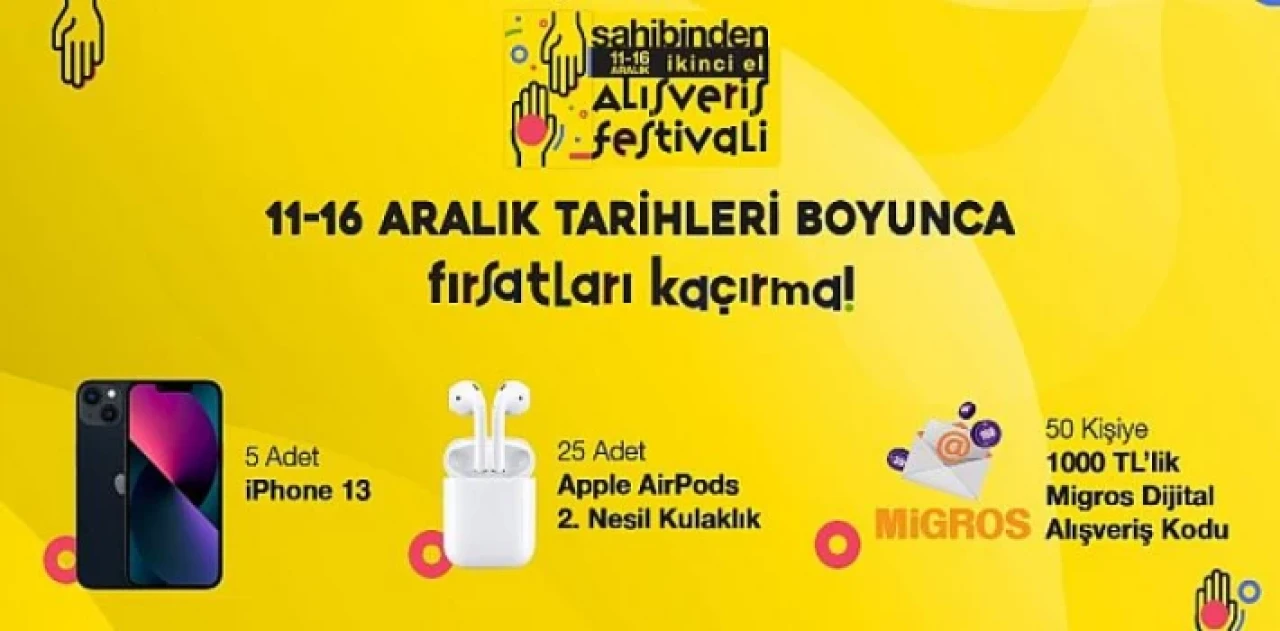 sahibinden.com’un İkinci El Alışveriş Festivali başladı