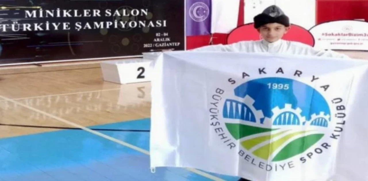 Sakarya’nın minik sporcusu Türkiye 3’ncüsü oldu