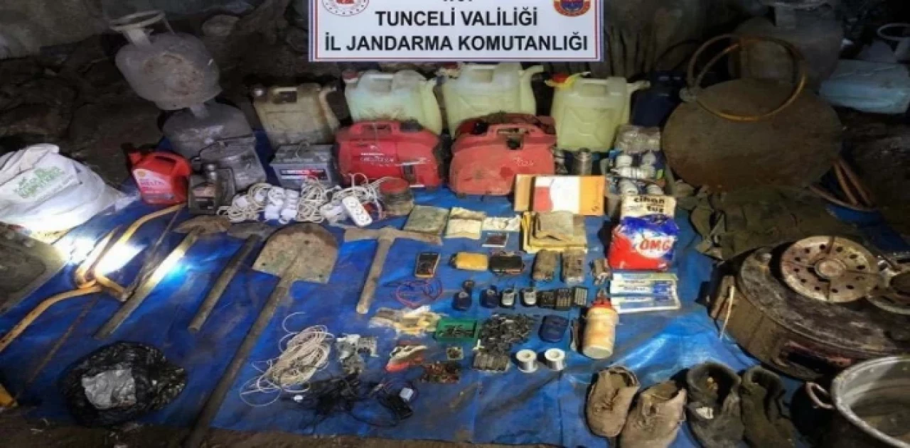 Sonbahar Kış Ablukası’nda Tunceli’de 14 sığınağa imha!