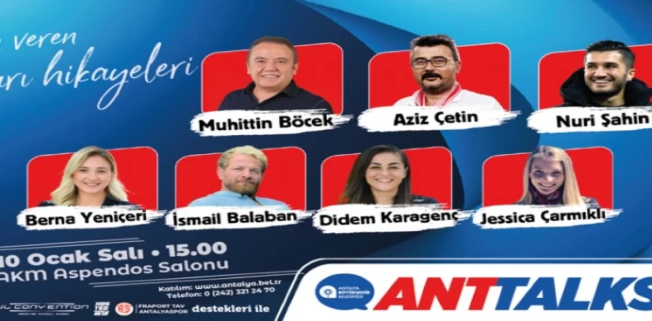 Antalya’da “ANTTALKS” başlıyor