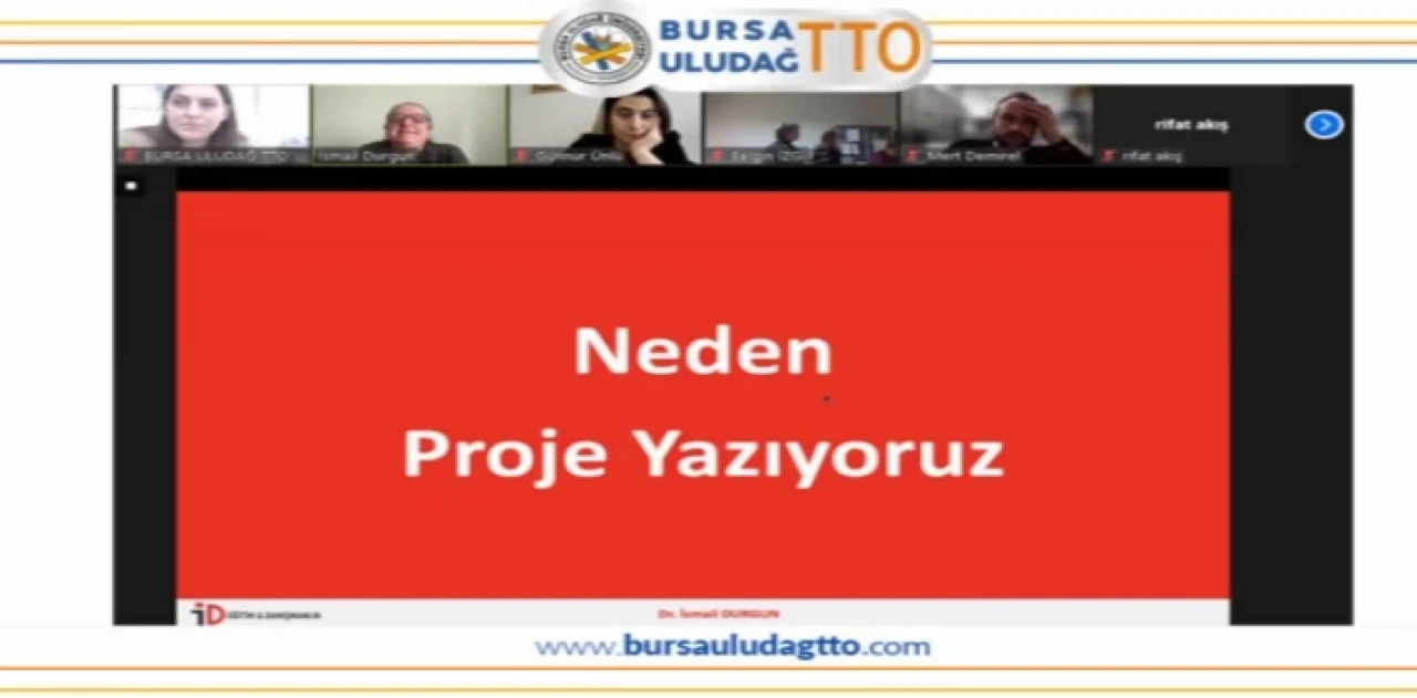 Bursa Uludağ TTO’dan proje eğitimi