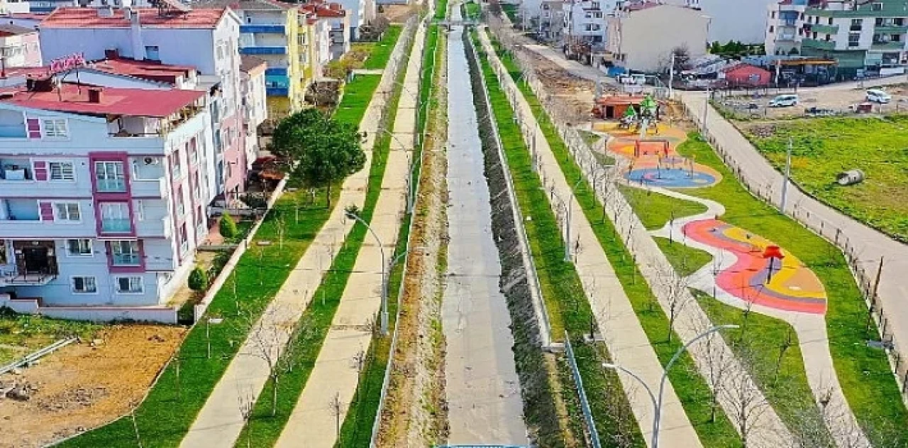 Darıca Nene Hatun’da yürüyüş ve bisiklet yolları tamam