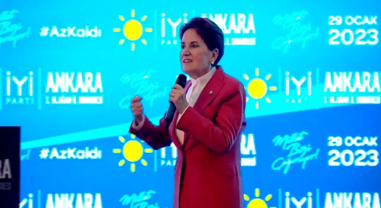 Akşener'den Cumhurbaşkanı Erdoğan'a adaylık tepkisi!