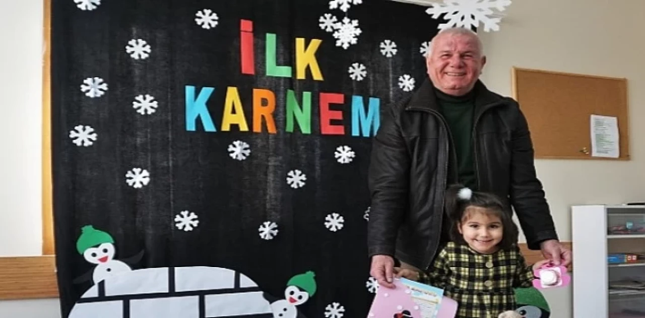 İlk Karne Başkan Karakayaı’dan