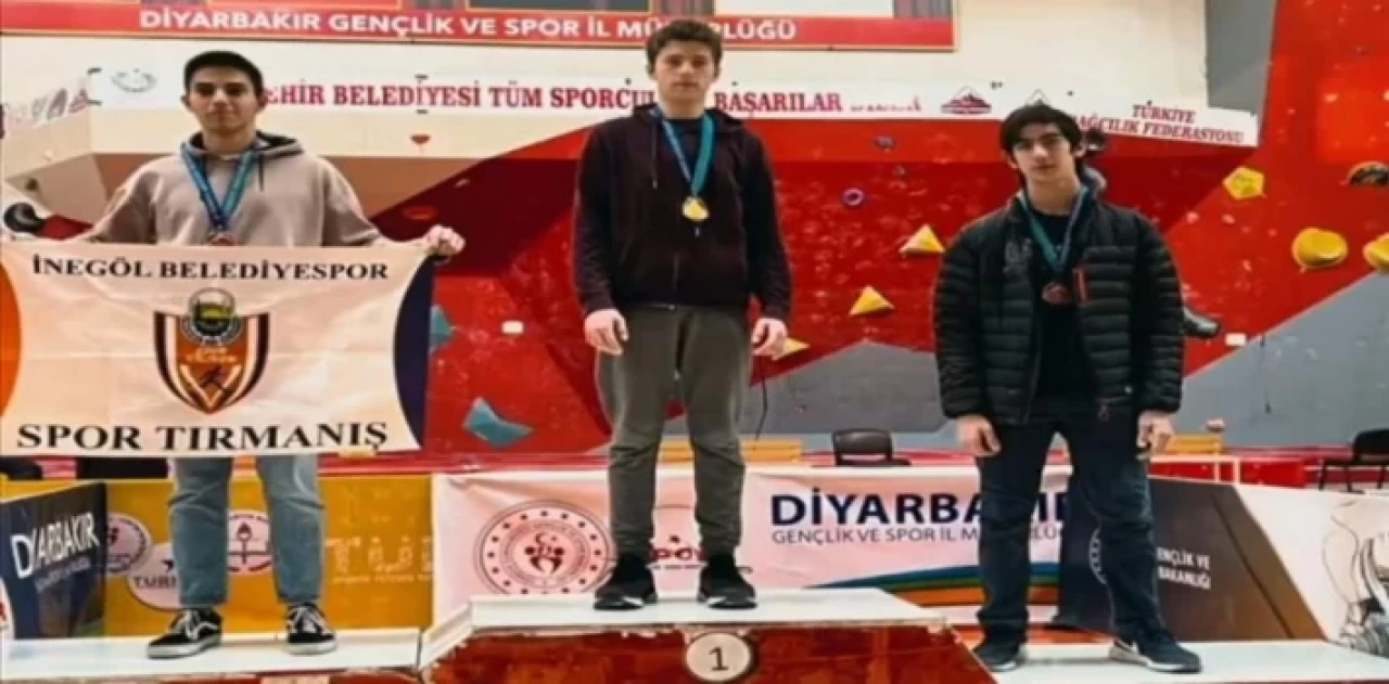 İnegöllü sporcular Diyarbakır’dan dereceyle döndü