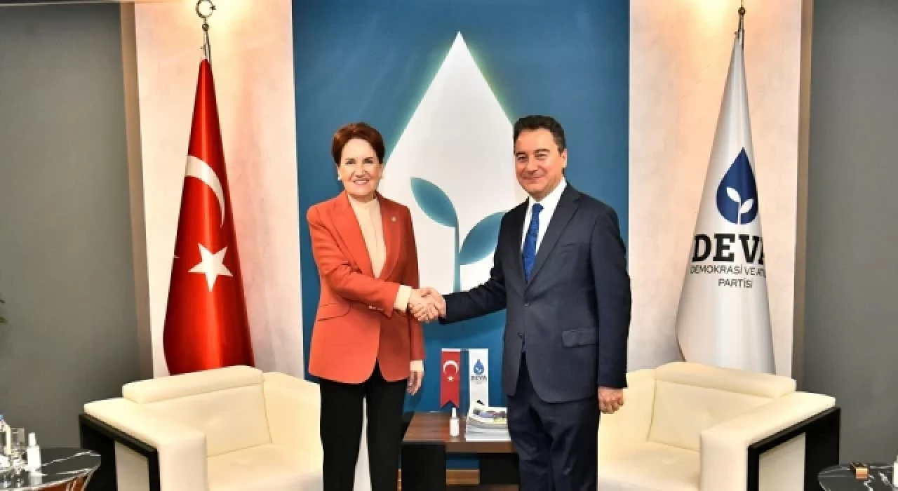 Meral Akşener, Ali Babacan'ı ziyaret etti