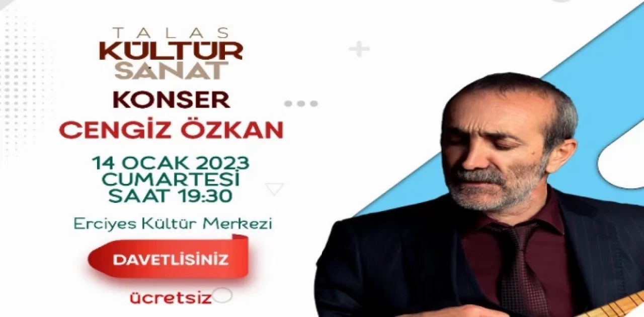 Kayseri Talas’ta Cengiz Özkan heyecanı