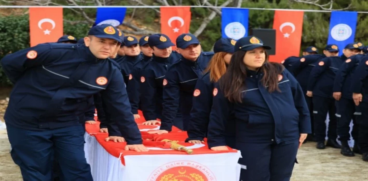 Muğla Büyükşehir’de itfaiye erleri yemin etti