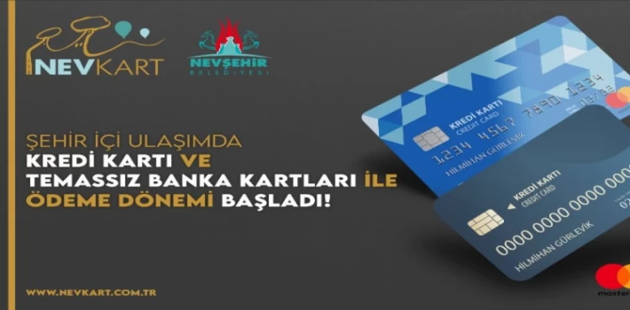 Nevşehir’de toplu ulaşımda kredi kartı dönemi