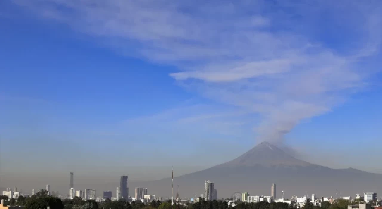 Popocatepetl Yanardağı’nda son 24 saatte 4 patlama gerçekleşti