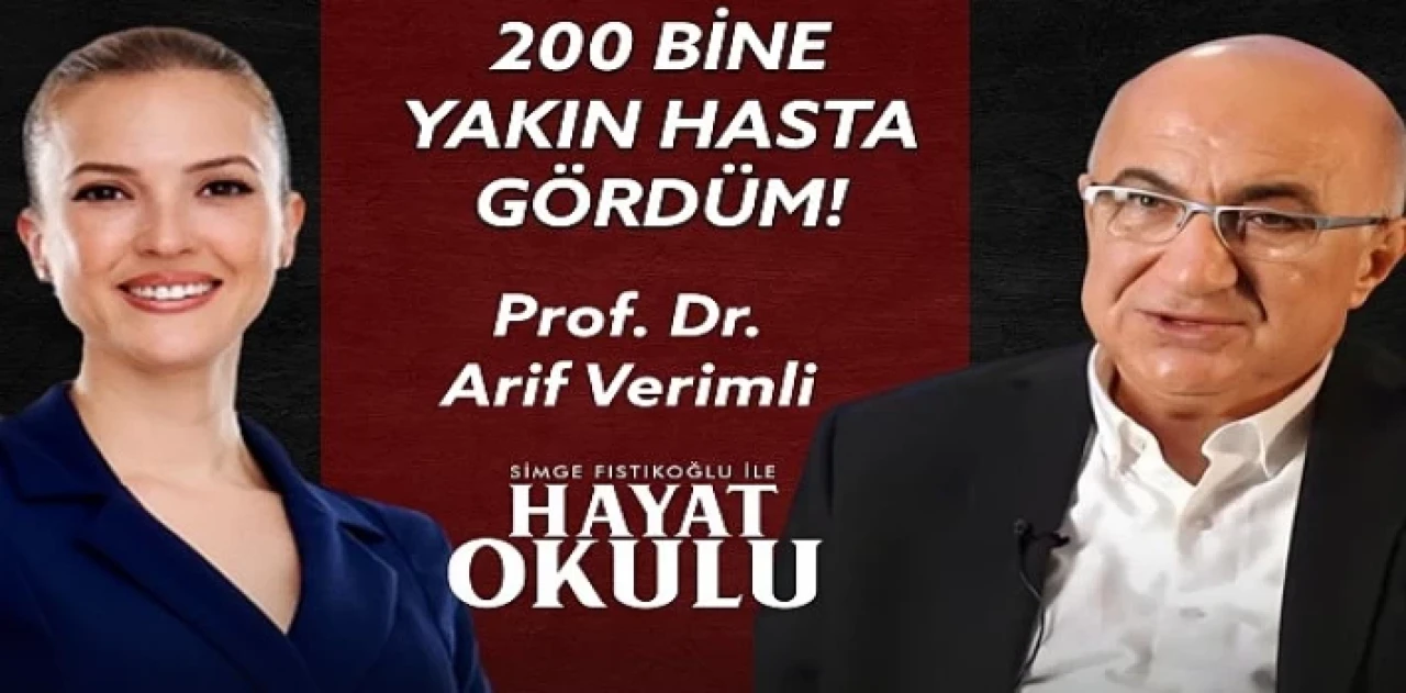 Prof. Dr. Arif Verimli; “Öğrencilik hayatımda kaldığım tek ders psikiyatri”