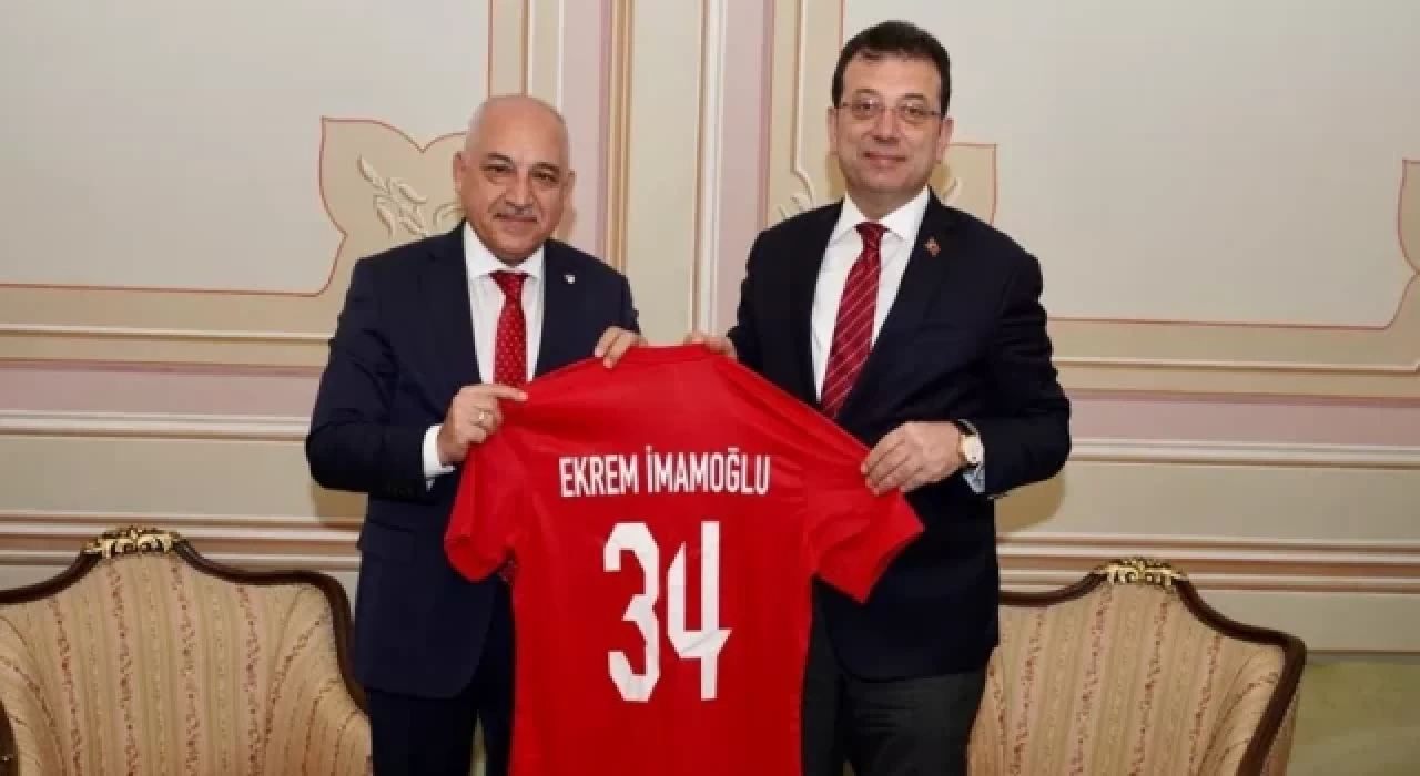 TFF Başkanı Büyükekşi, Ekrem İmamoğlu'nu ziyaret etti