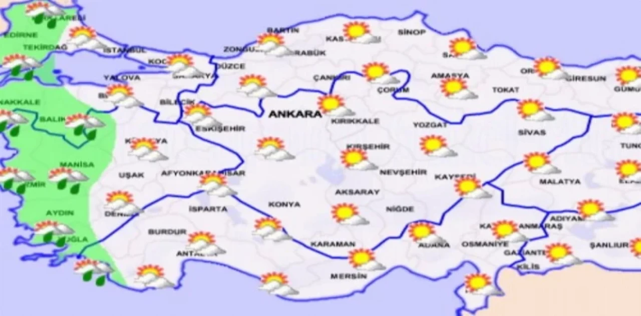 Türkiye’de bugün hava nasıl olacak?