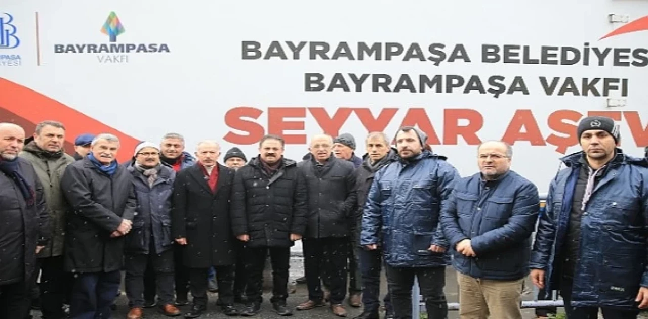 Bayrampaşa’nın &apos;Seyyar Aşevi’ Deprem Bölgesinde