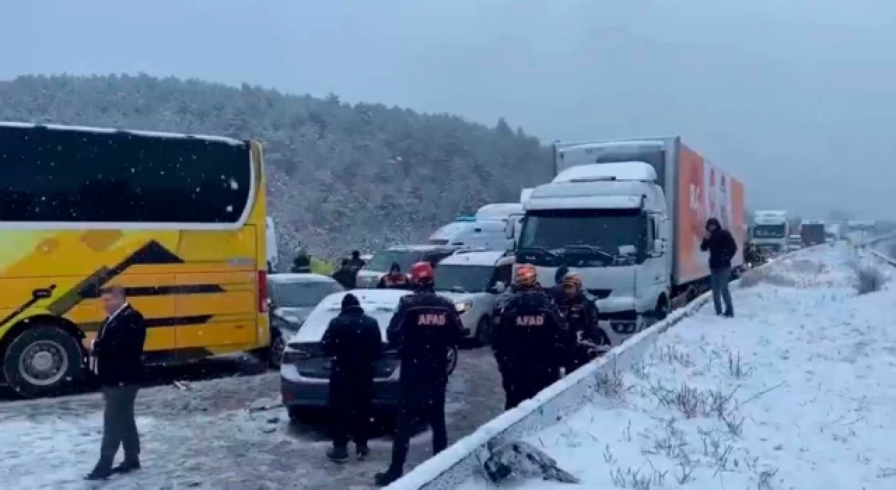 Bolu Yedigöller'de zincirleme kaza