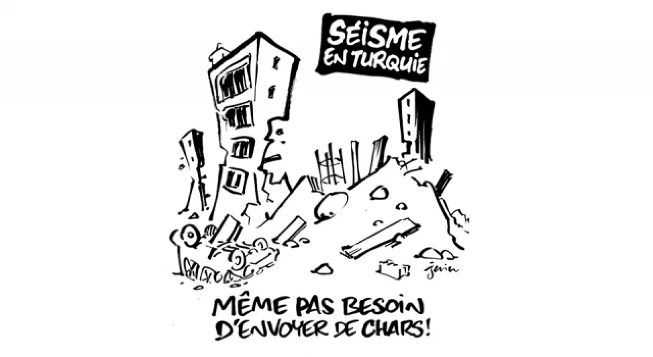 Charlie Hebdo’dan tepki çeken deprem karikatürü