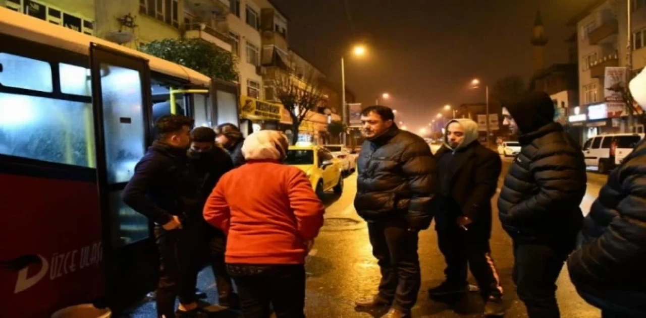 Deprem bölgesinden ikinci kafile Düzce’de