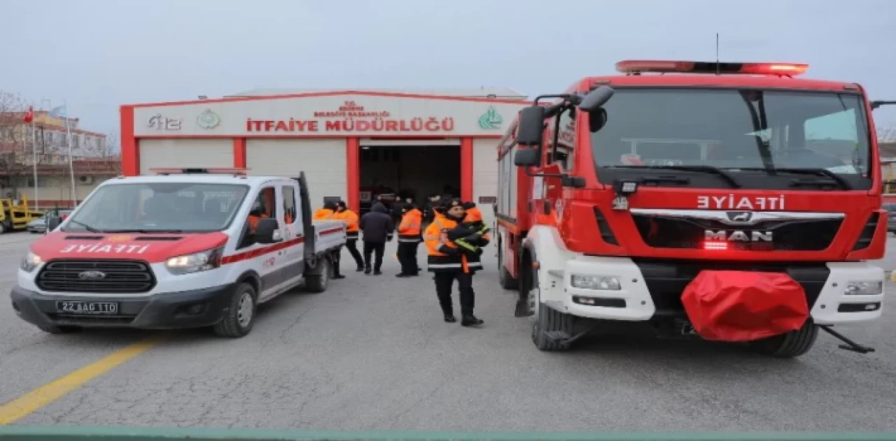 Edirne’den deprem bölgesine destek