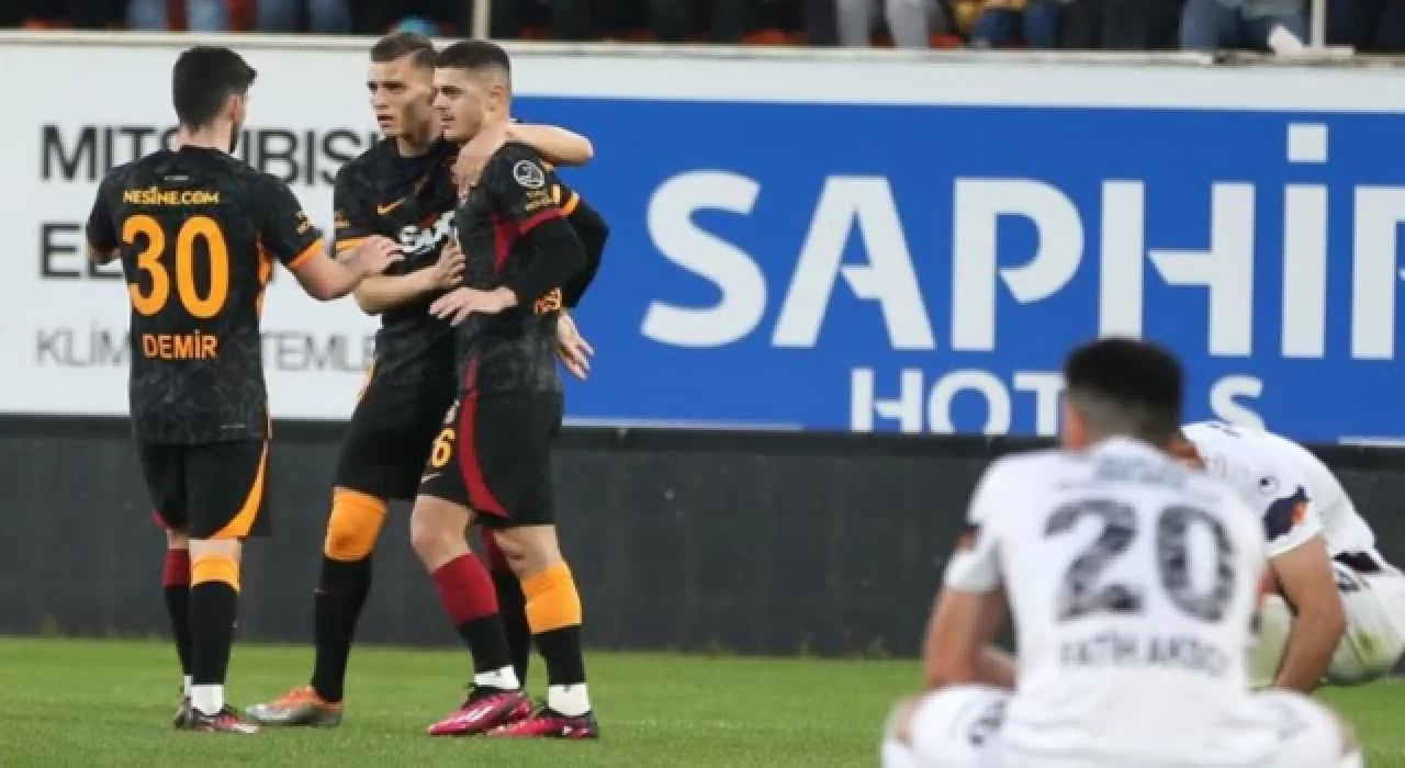 Galatasaray, Alanyaspor’u 4-2’lik skorla mağlup etti