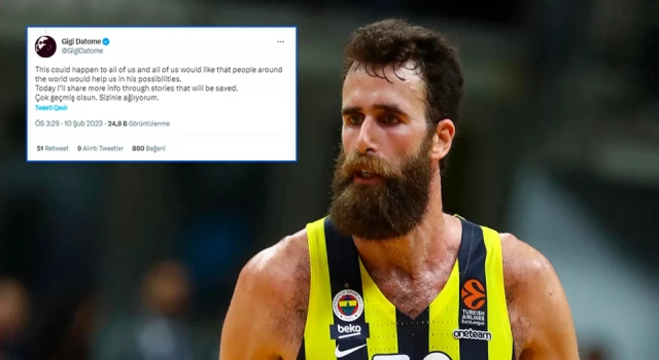 Gigi Datome'den duygulandıran deprem paylaşımı: "Çok geçmiş olsun. Sizinle ağlıyorum"