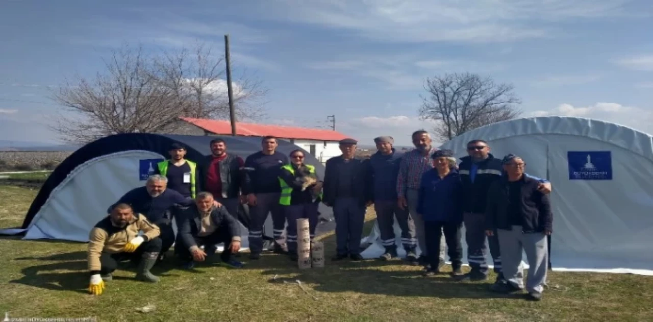 Kahramanmaraş ve çevresindeki 40 köyde İzmir dayanışması