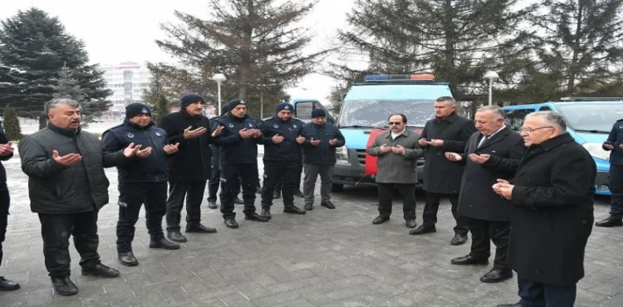 Kayseri zabıtası Hatay’a gitti