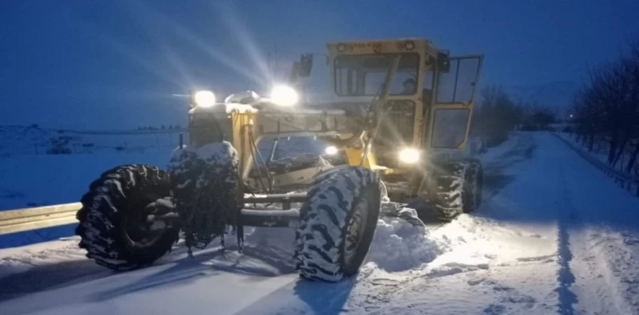 Kayseri’de kapanan yollar açılıyor