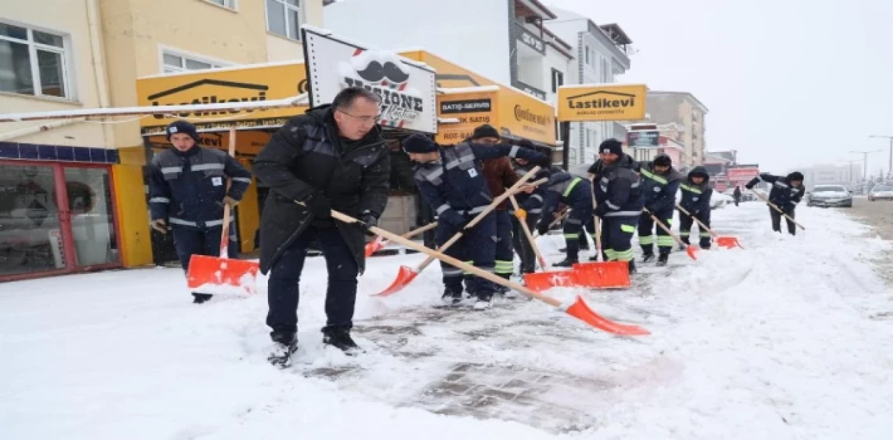 Nevşehir Belediyesi’nden karla mücadele