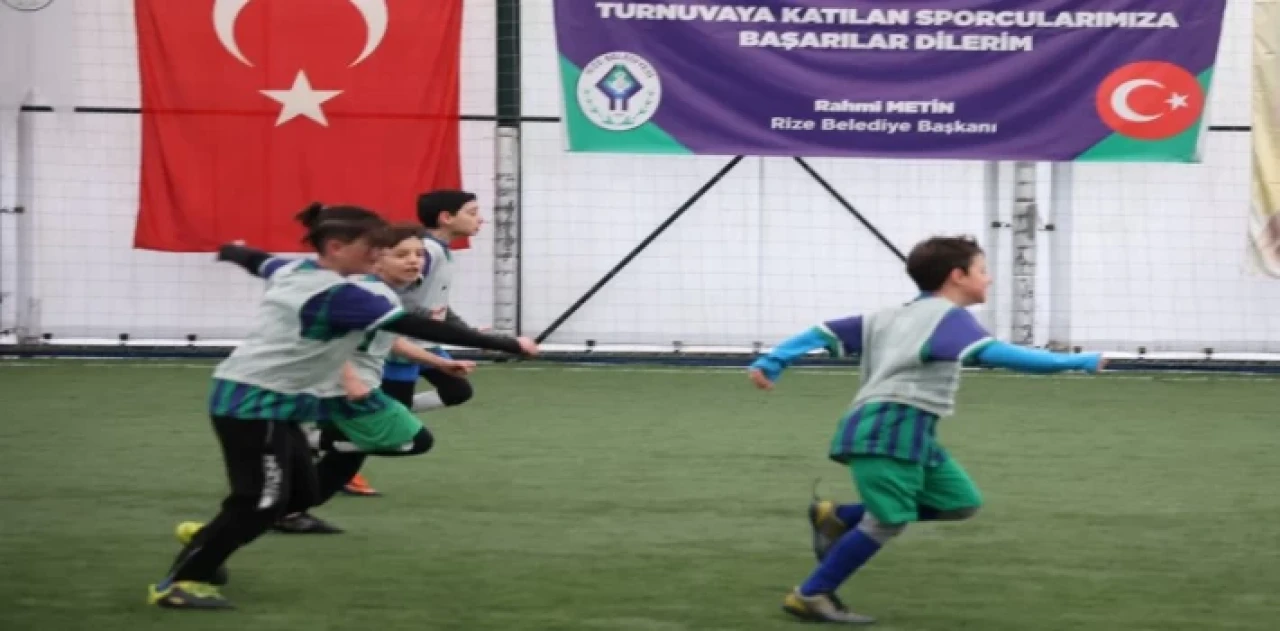 Rize’de ’Çocuk Futbol Turnuvası’ başladı