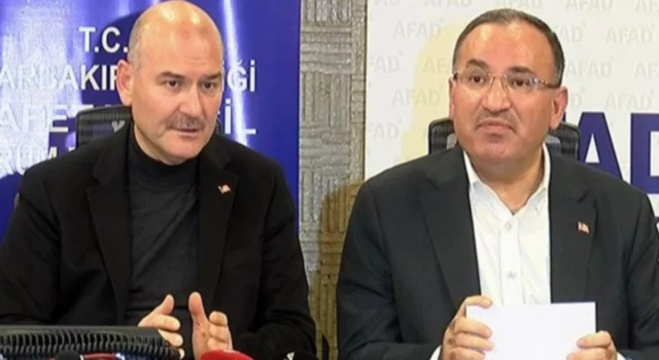 Soylu ve Bozdağ'dan ortak açıklama: 'Yeni yaptırım uygulanacak'