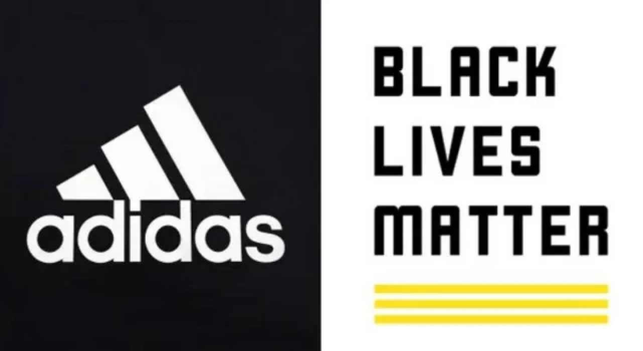 Adidas'tan Black Lives Matter'a logo engeli!