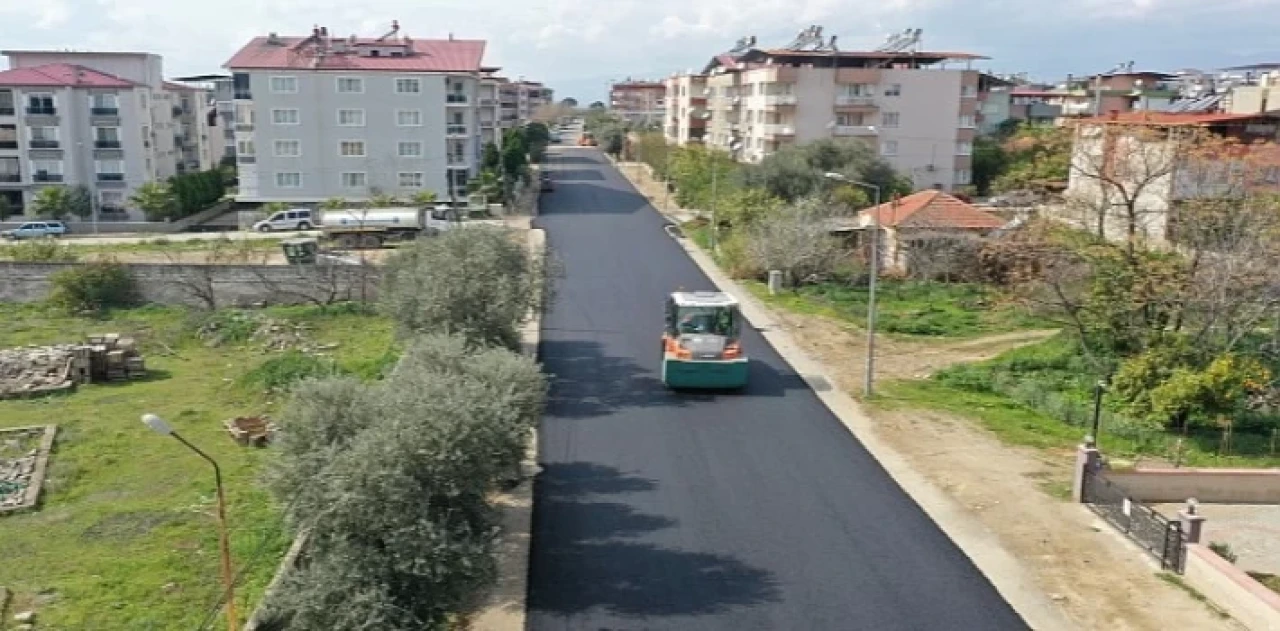 Aydın Büyükşehir Belediyesi Kuyucuk’ta Yol Yapım Çalışmalarını Sürdürüyor