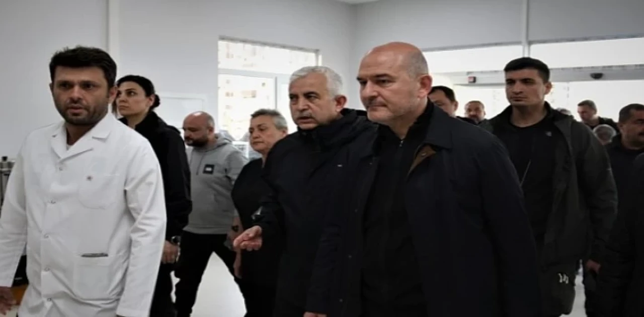 Bakan Süleyman Soylu, Büyükşehir Hastanesi’ni inceledi