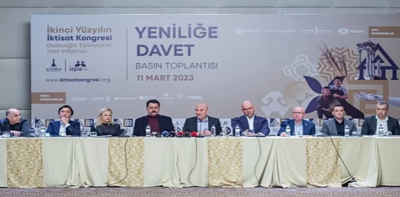 Başkan Soyer, İkinci Yüzyılın İktisat Kongresi programını basına tanıttı “Türkiye’nin geleceğine ışık tutacağız”